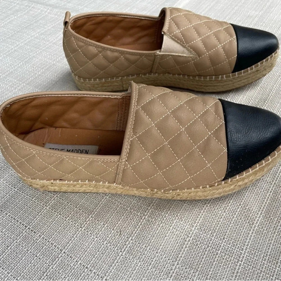 Women's Steven Madden Platform Espadrille Loafers - Sz. 8 - Picture 3 of 5